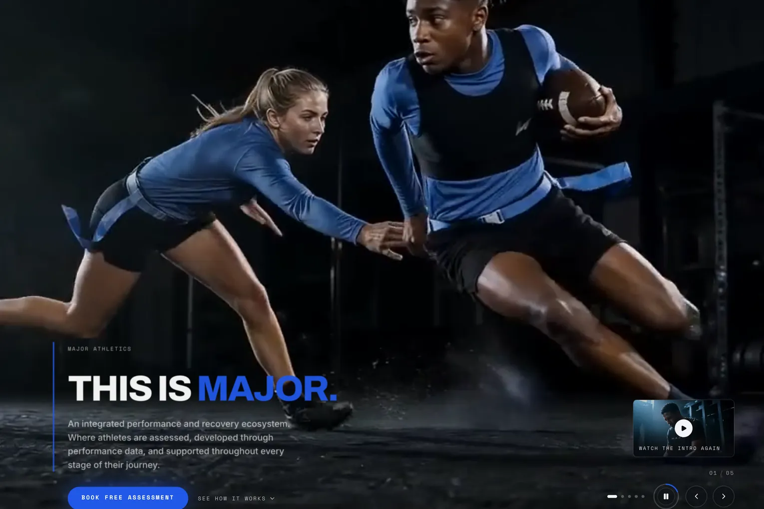 Major Athletics, built with Oryn